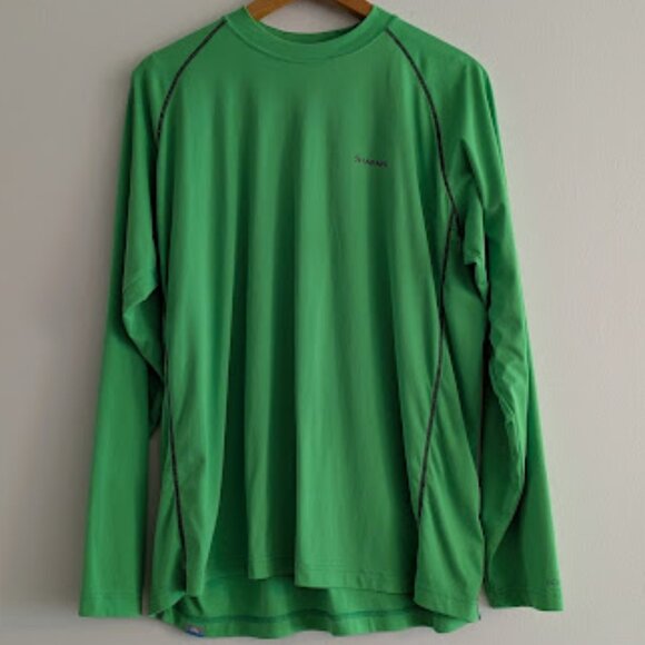 Simms Green Solarflex Long Sleeve Shirt Size XL - Picture 1 of 9
